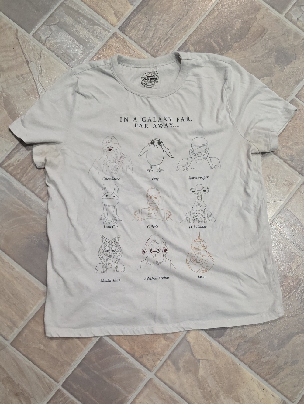 Star Wars White Graphic Tee